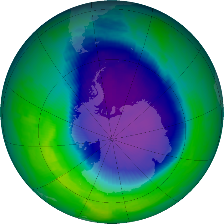 Ozone Map 1997-10-14